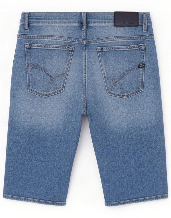 Gas Denimshorts til mænd Medium W32 Blue Cotton
