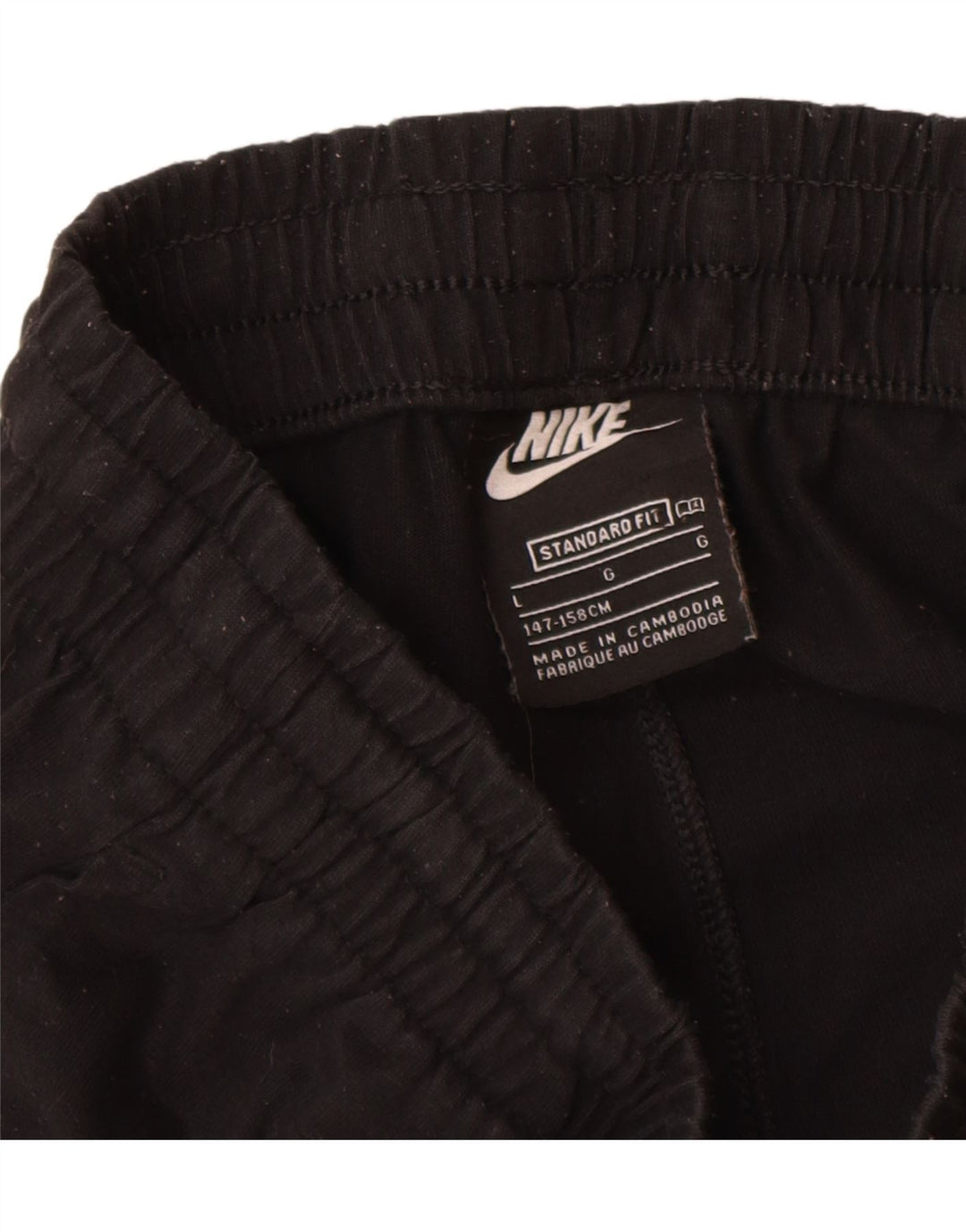Nike Boys Standard Fit sportsshorts 12-13 år Stor sort polyester