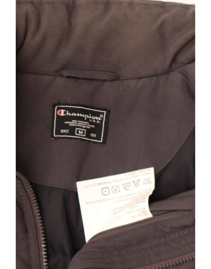 Champion Herre polstret frakke UK 38 Medium Sort Nylon