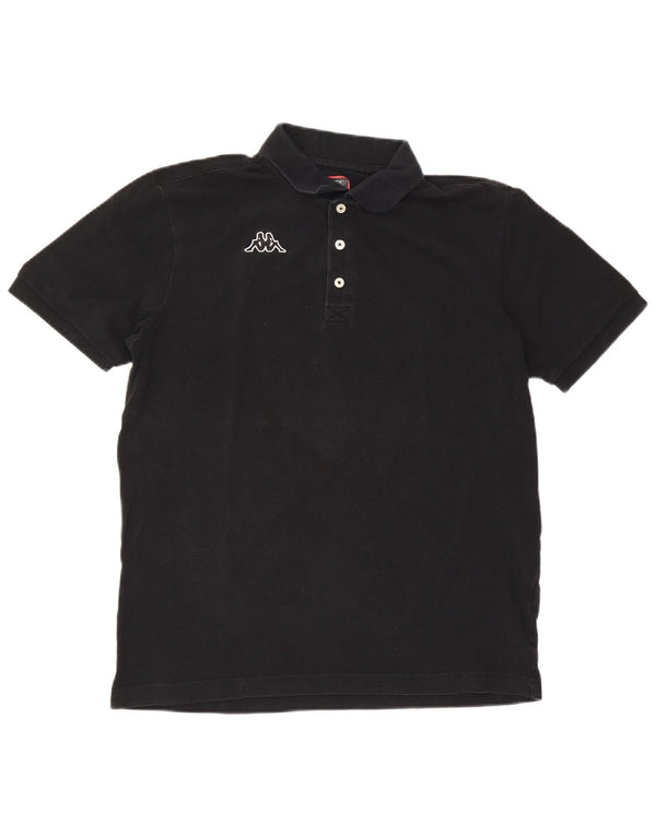 Kappa herre poloshirt XL sort bomuld