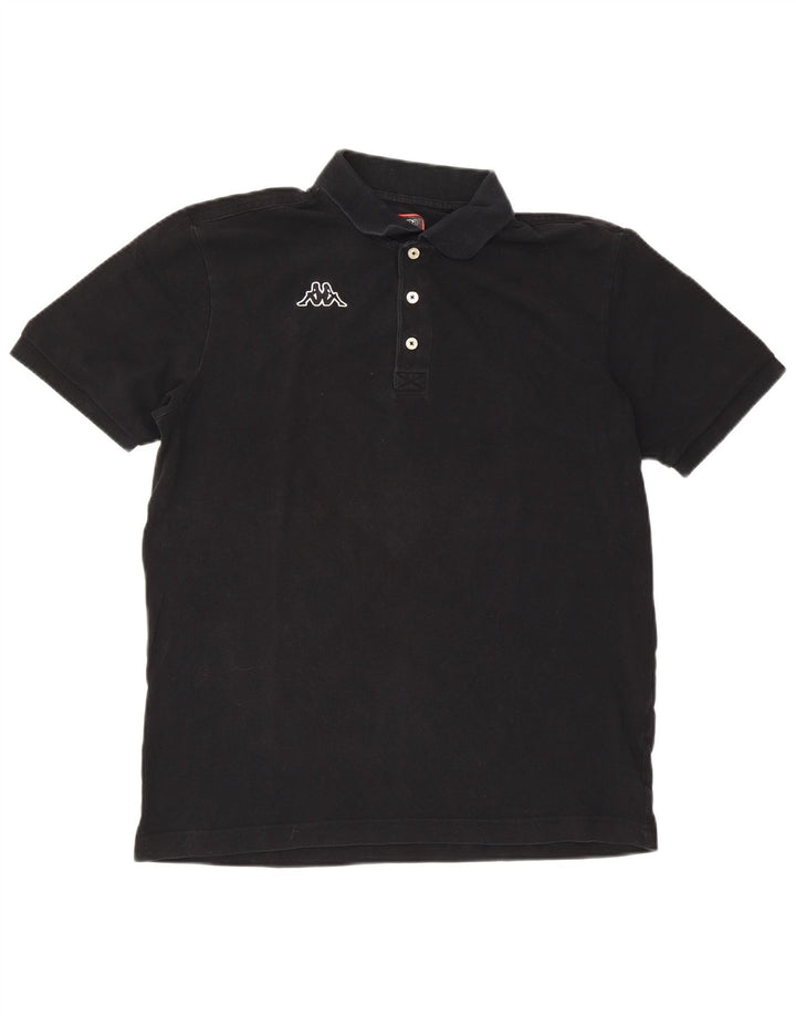 Kappa herre poloshirt XL sort bomuld
