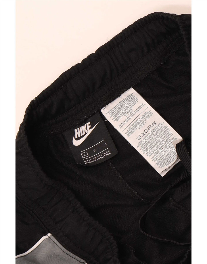 Nike Træningsdragt bukser til mænd Joggers Large Sort Colourblock Polyester