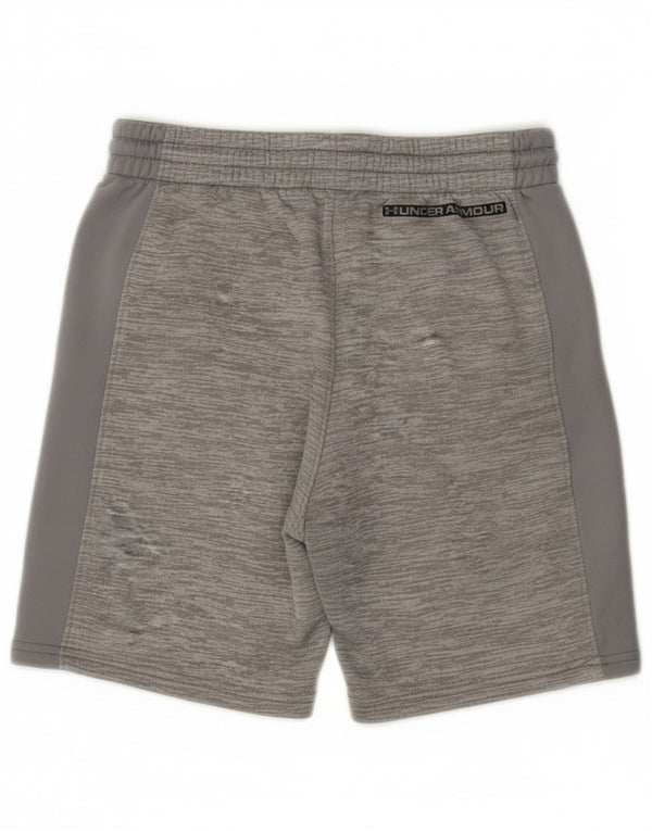 Under Armour drenge grafiske sportsshorts 9-10 år Medium grå flækkede