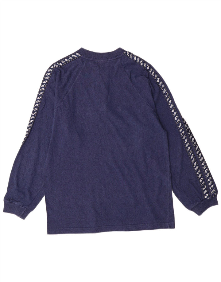 Asics Herre Top Langærmet Medium Marineblå Bomuld