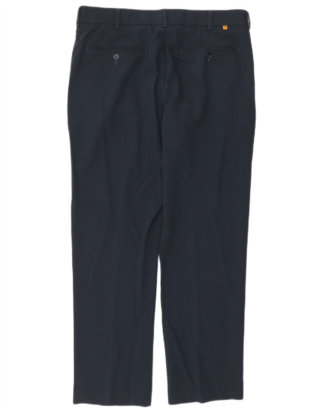 Farah Straight Casual Bukser til mænd W34 L29 Marineblå polyester