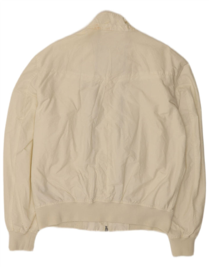 REFRIGUE Bomberjakke til mænd UK 44 2XL Off White Bomuld