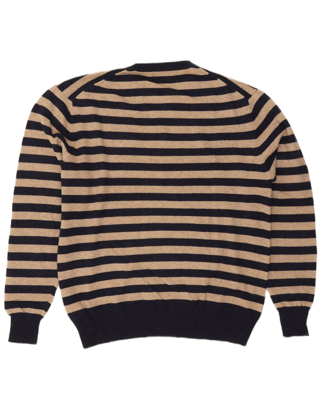Kappa Herre V-hals sweater XL Beige Stribet Uld