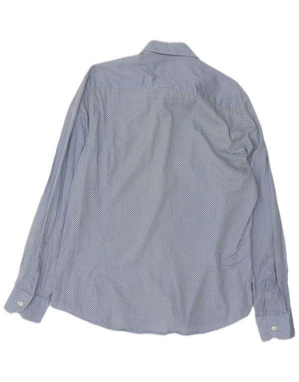 Massimo Dutti Herreskjorte str. 43 Large Blue Spotted