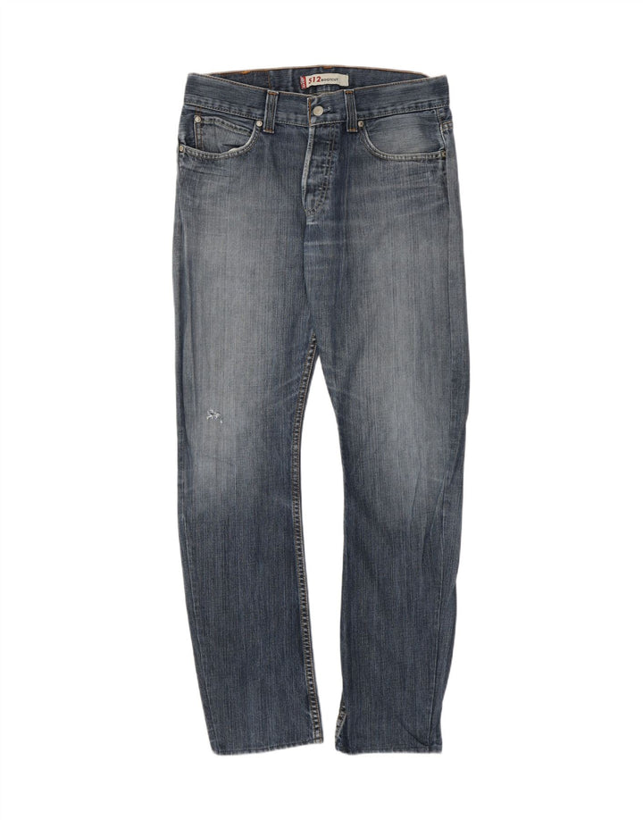 LEVI'S Mens 512 Slim Tapered Jeans W33 L30 Blue Vintage Levi's and Second-Hand Levi's from Messina Hembry 