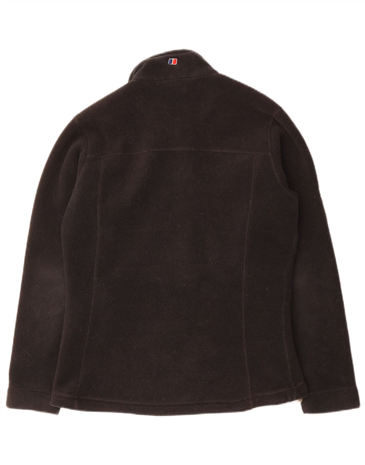 BERGHAUS Dame Oversized Fleecejakke UK 10 Small Black Polyester