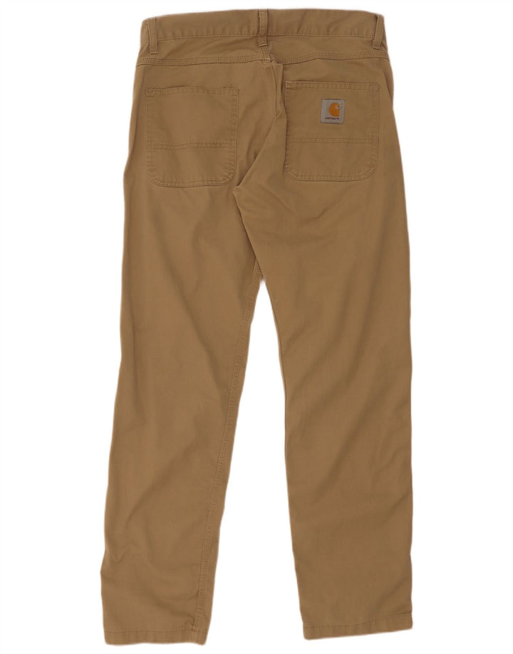 Carhartt Straight Casual Bukser til mænd W32 L32 Brun Polyester