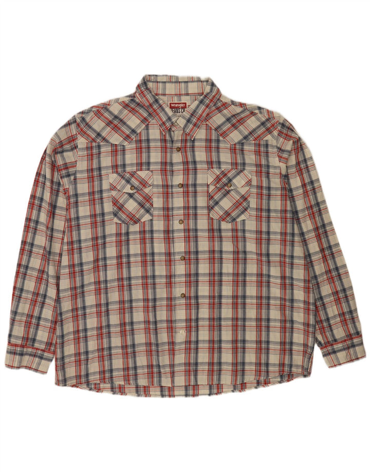 Wrangler herreskjorte 3XL flerfarvet ternet bomuld