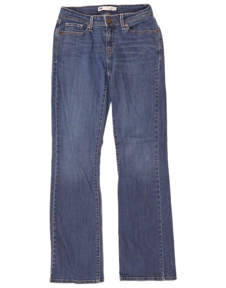 LEVI'S Womens 529 Curvy Bootcut Jeans US 8 Medium W29 L33 Blue Cotton