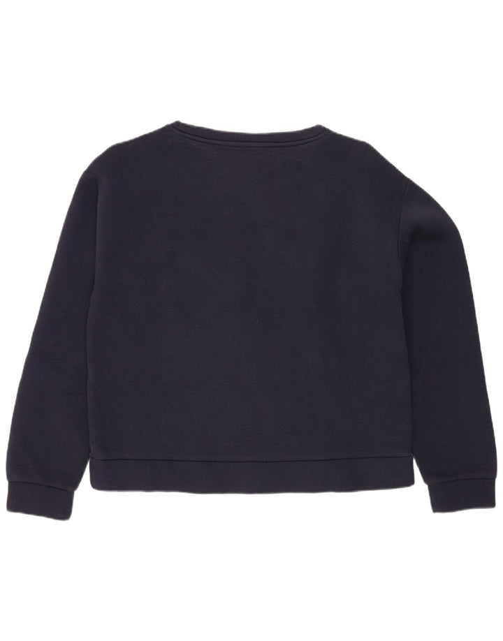 NORTH SAILS Dame Sweatshirt Jumper UK 10 Small Navy Blue Bomuld