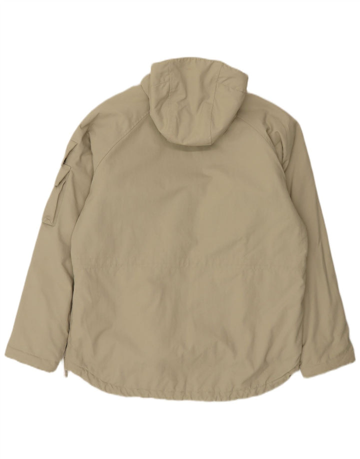 Woolrich Herre Hættejakke Anorak UK 38 Medium Khaki Colourblock