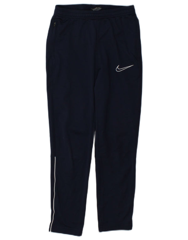 Nike drenge Dri Fit træningsdragt bukser 10-11 år medium marineblå polyester
