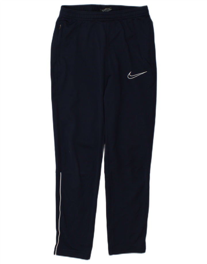 Nike drenge Dri Fit træningsdragt bukser 10-11 år medium marineblå polyester