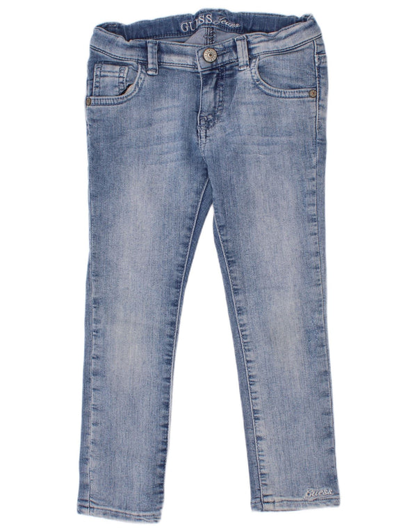 Guess Girls Slim Jeans 4-5 År W22 L18 Blå Bomuld
