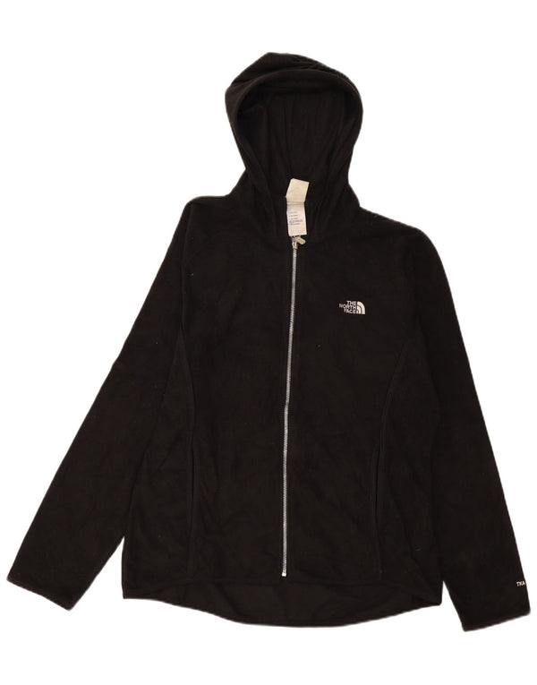 The North Face Dame Hættejakke i Fleece UK 18 XL Sort Polyester