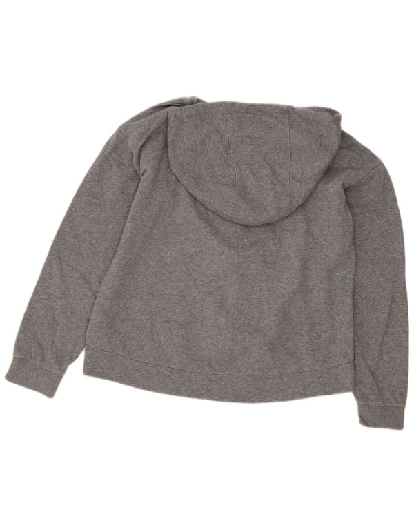 Nike Girls Standard Fit Hættetrøje Sweater med lynlås 13-14 år XL Grå Bomuld