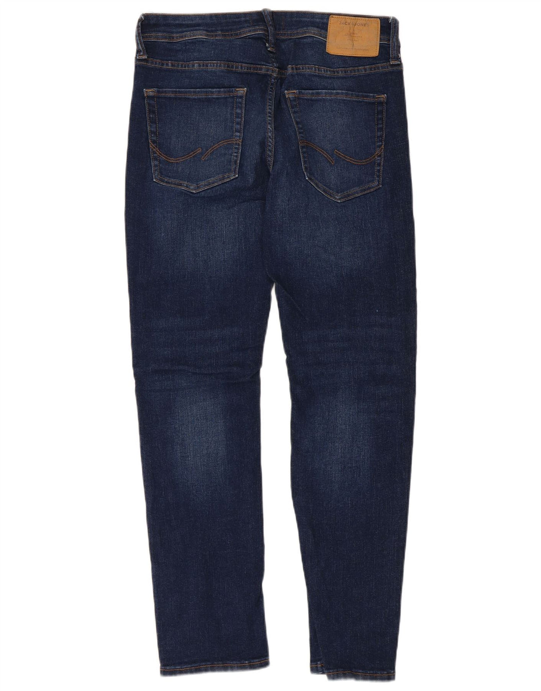 Jack & Jones Herre GLENN Slim Jeans W32 L30 Blå Bomuld
