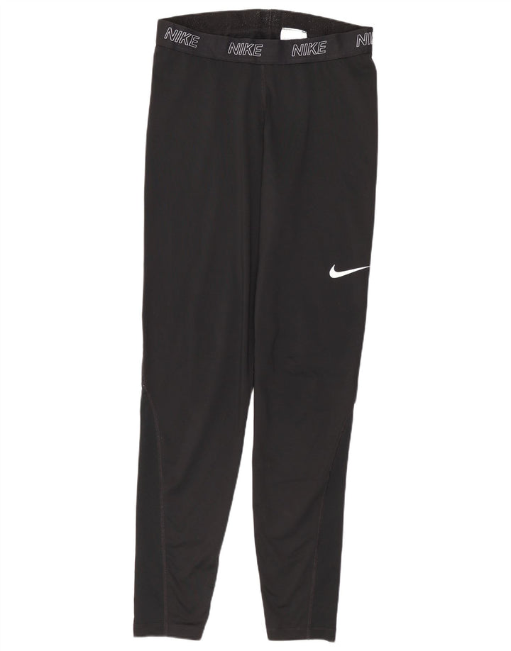 Nike Grafiske Leggings til kvinder UK 10 Lille sort polyester