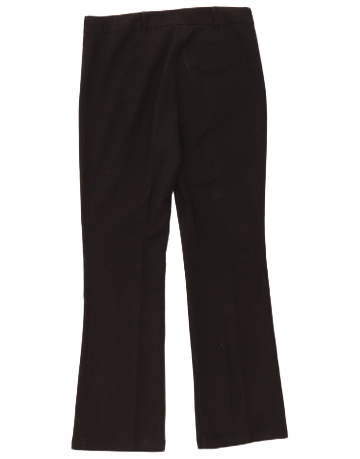 Marks & Spencer Dame Bootcut Casual Bukser UK 12 Medium W32 L30 Black