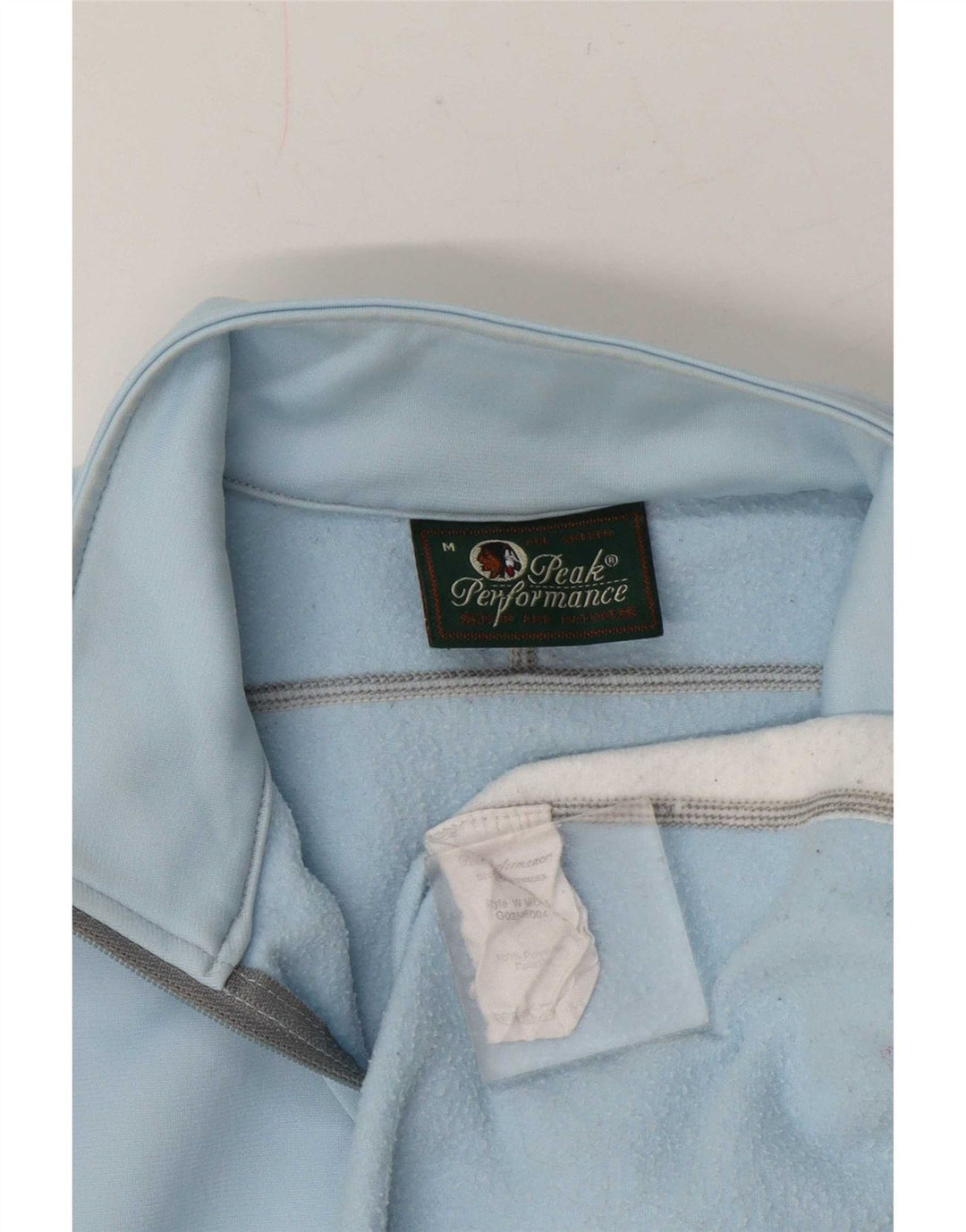 Peak Performance Dame Sweatshirt Jumper UK 12 Medium Blue Colourblock