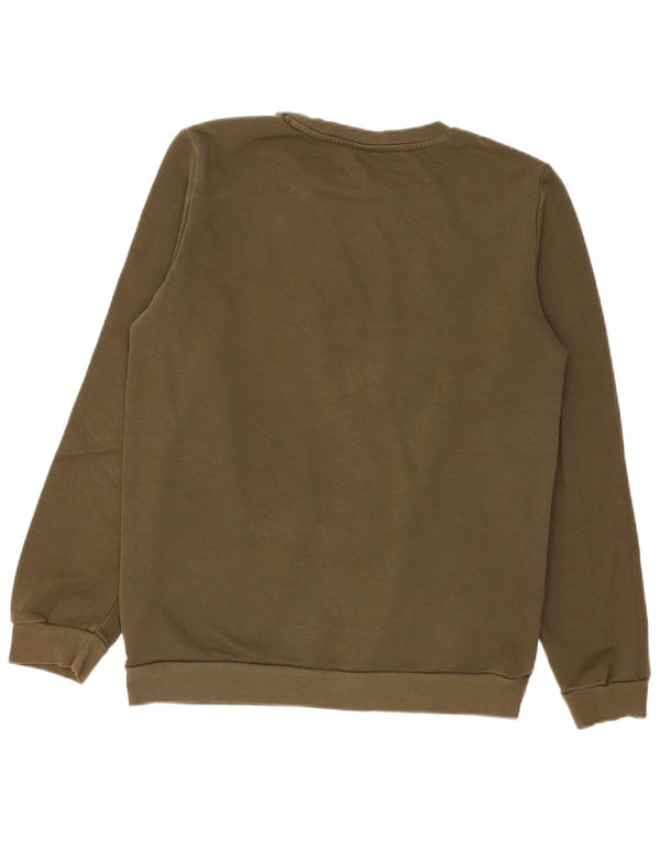 Puma Boys Grafisk Sweatshirt Jumper 15-16 år Khaki Bomuld