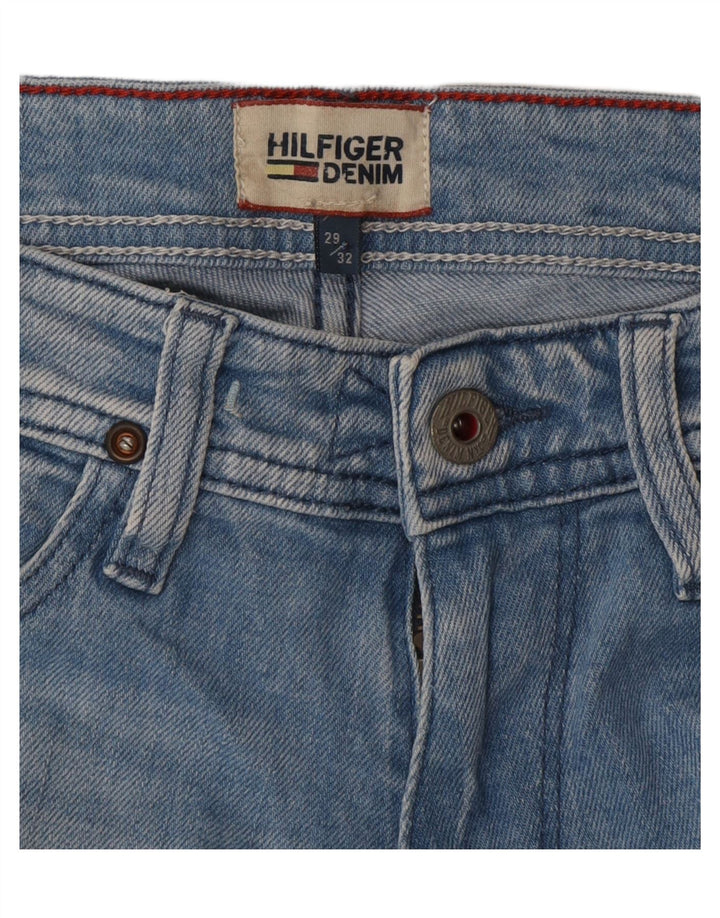 Tommy Hilfiger Dame Slim Jeans W29 L32 Blå Bomuld