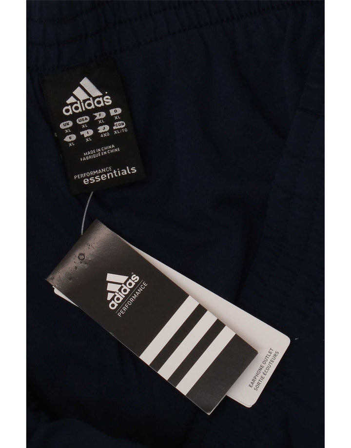 Adidas Herre Climalite træningsdragt Bukser Joggers XL Navy Blue Polyester
