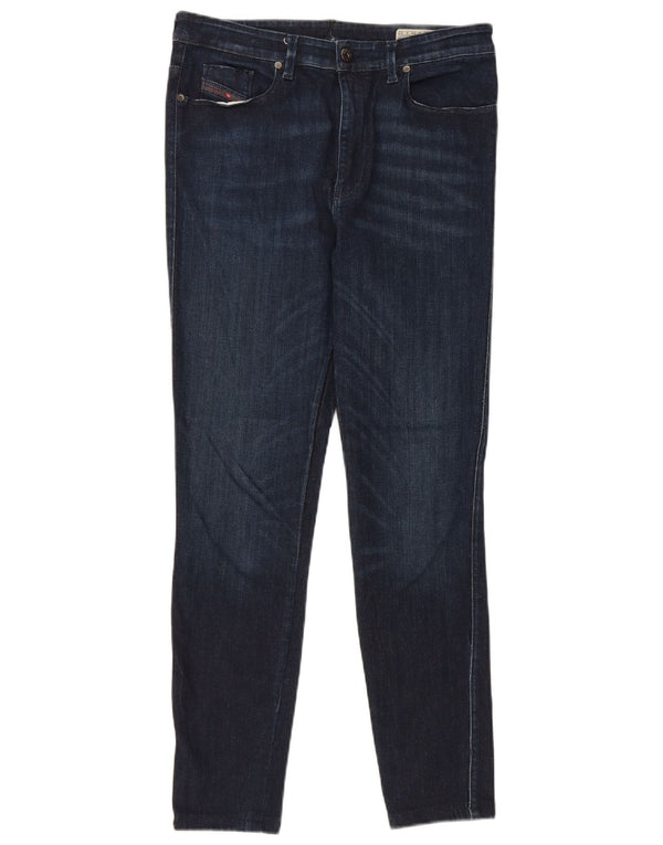 Diesel Dame Skinzee-høj Højtalje Super Slim Skinny Jeans W31 L27 Blå