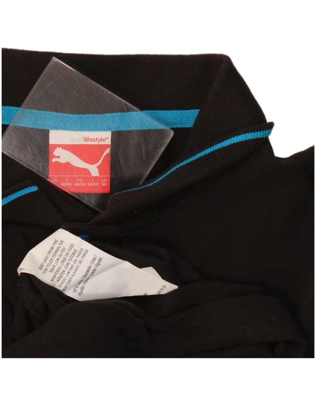 Puma herre poloshirt Medium sort bomuld