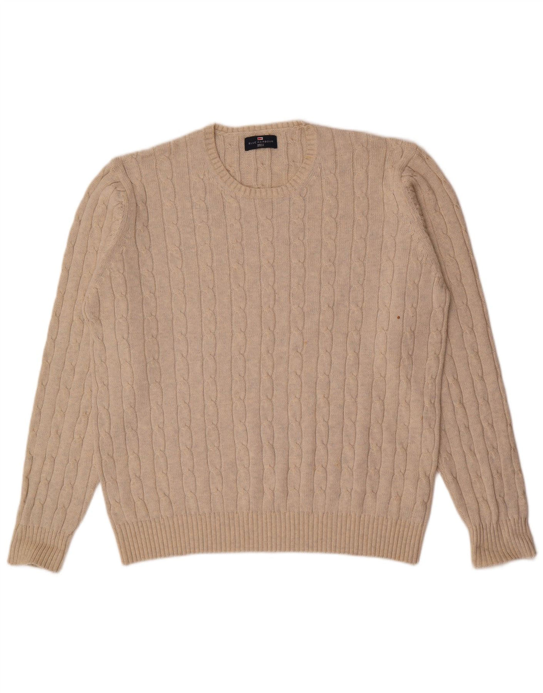 Marks & Spencer Herre sweater med rund hals XL Beige