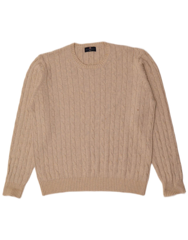 Marks & Spencer Herre sweater med rund hals XL Beige