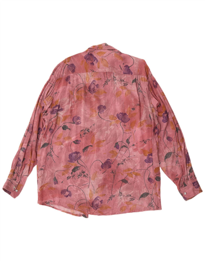 Casa Moda Herreskjorte XL Burgundy Floral