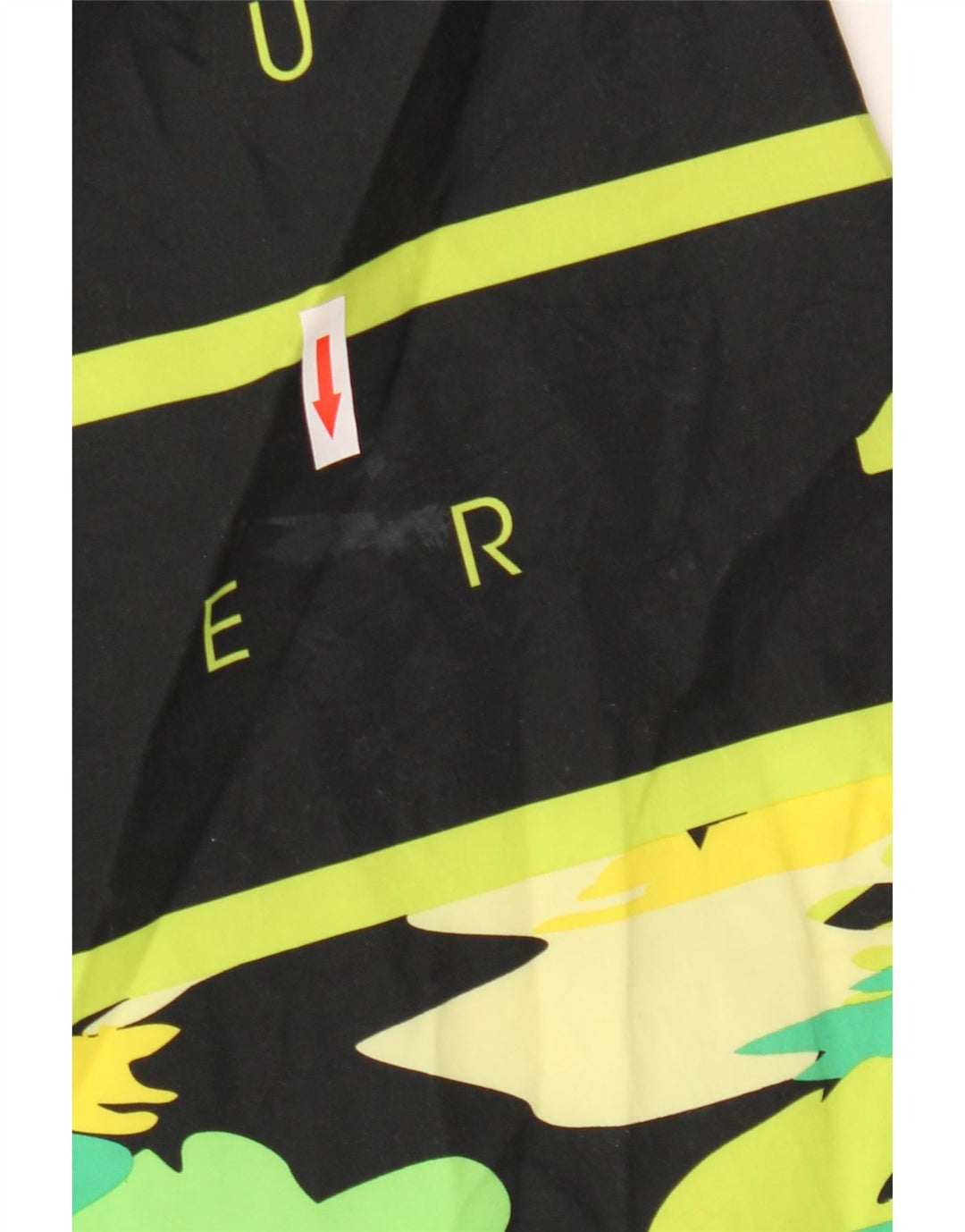 Quiksilver grafiske badeshorts til mænd, store sortstribede polyester