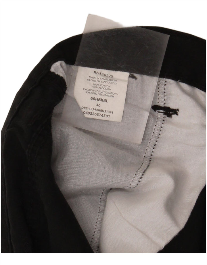 WRANGLER Mens Cargo Shorts W36 Large  Black Cotton