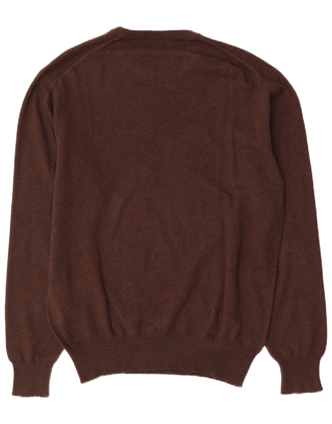 Fred Perry Herre sweater med rund hals, medium brun uld