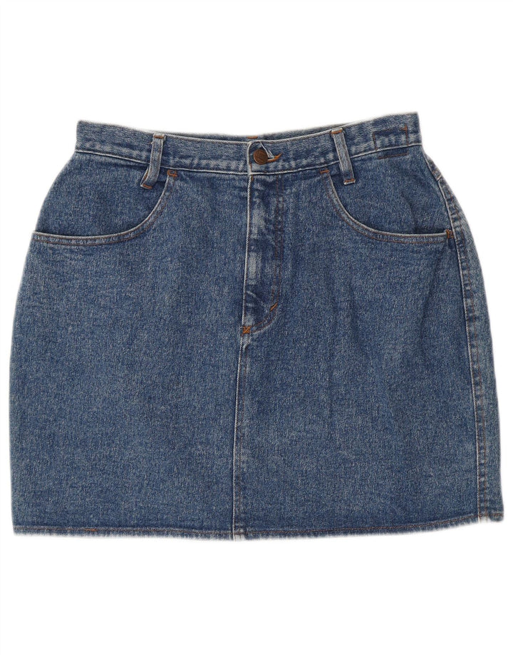 BENETTON Dame Denim Nederdel Medium W28 Blå