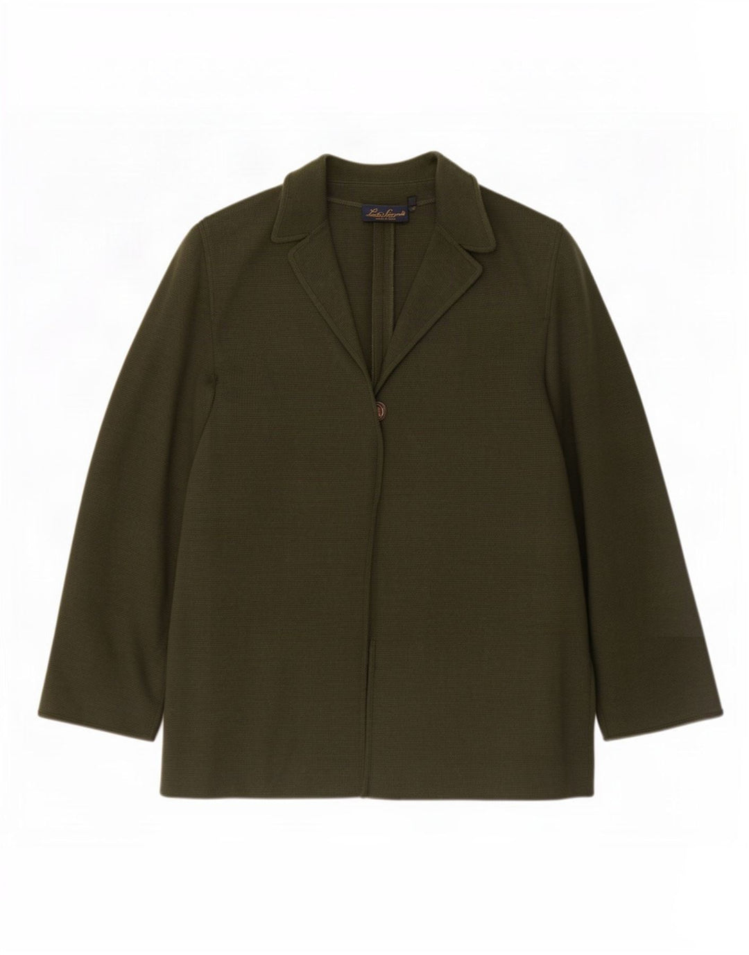 Luisa Spagnoli Dame 1 Knap Blazer Jakke UK 18 XL Grøn