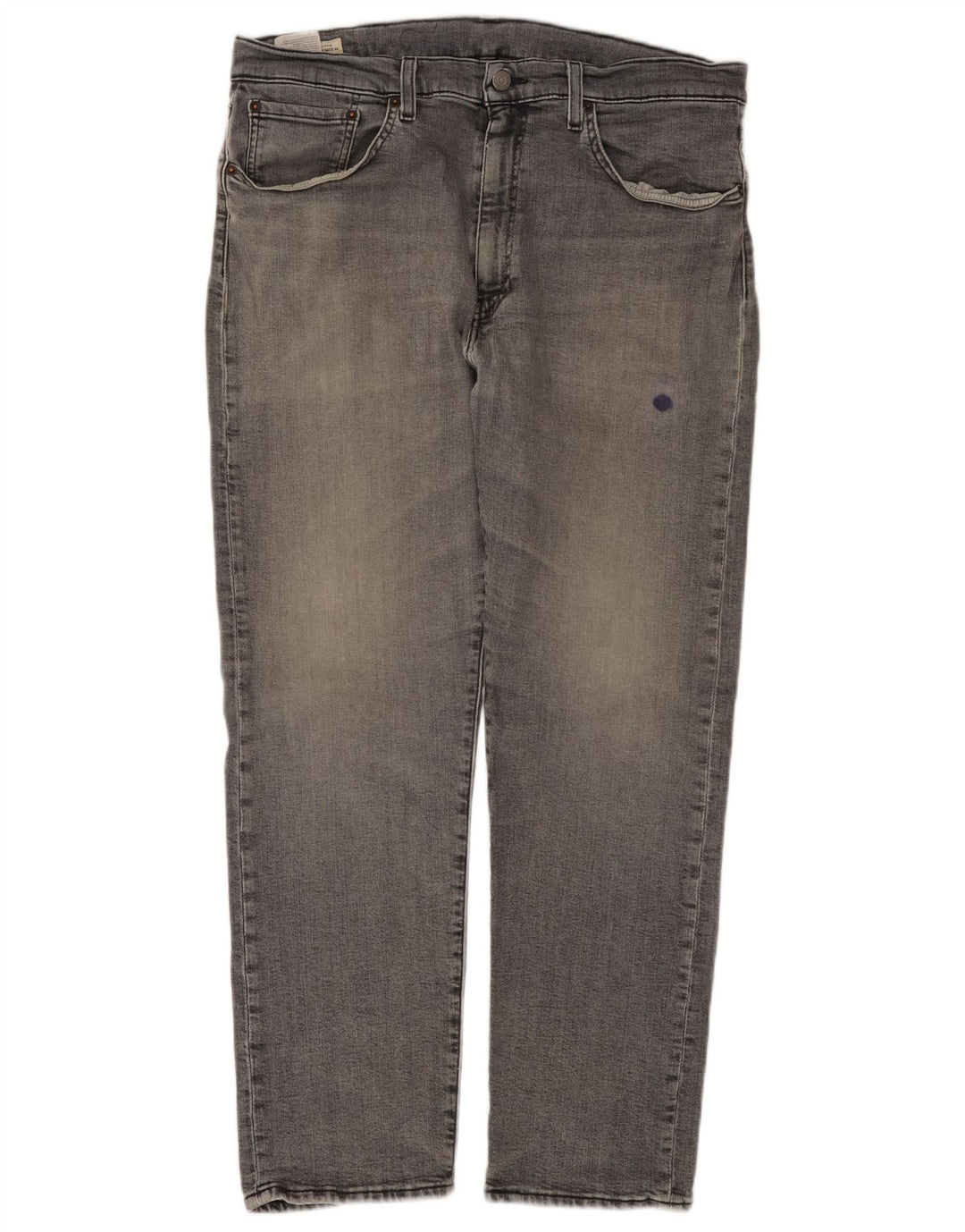 LEVI'S Herre 502 tilspidsede jeans W36 L30 Grå bomuld