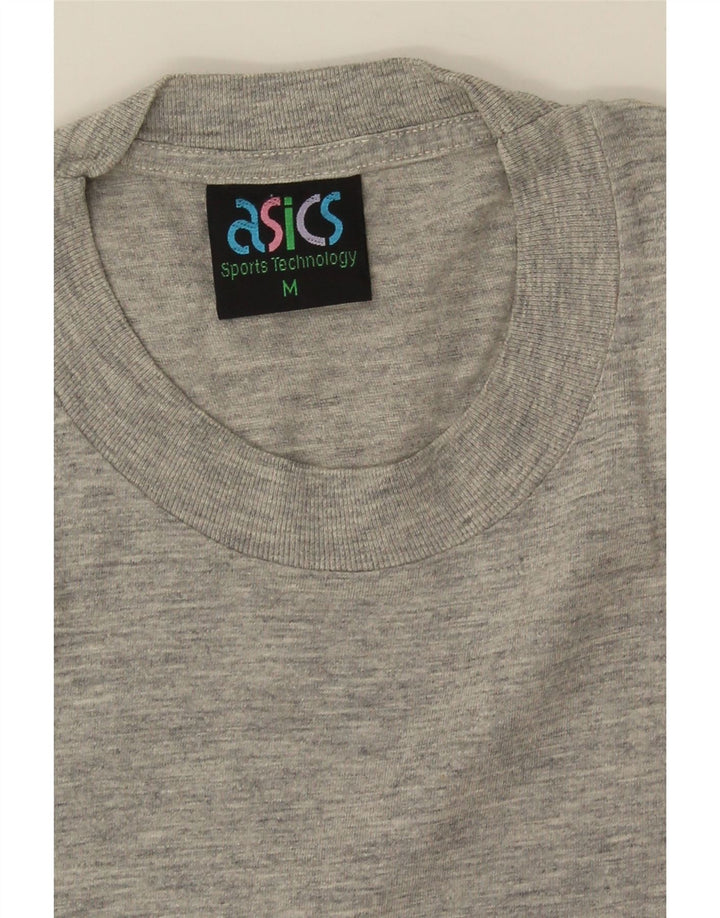 Asics Herre grafisk T-shirt Top Medium Grey Colourblock