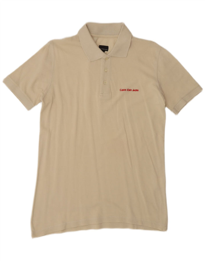 Calvin Klein Jeans Poloskjorte til mænd Medium Beige Bomuld