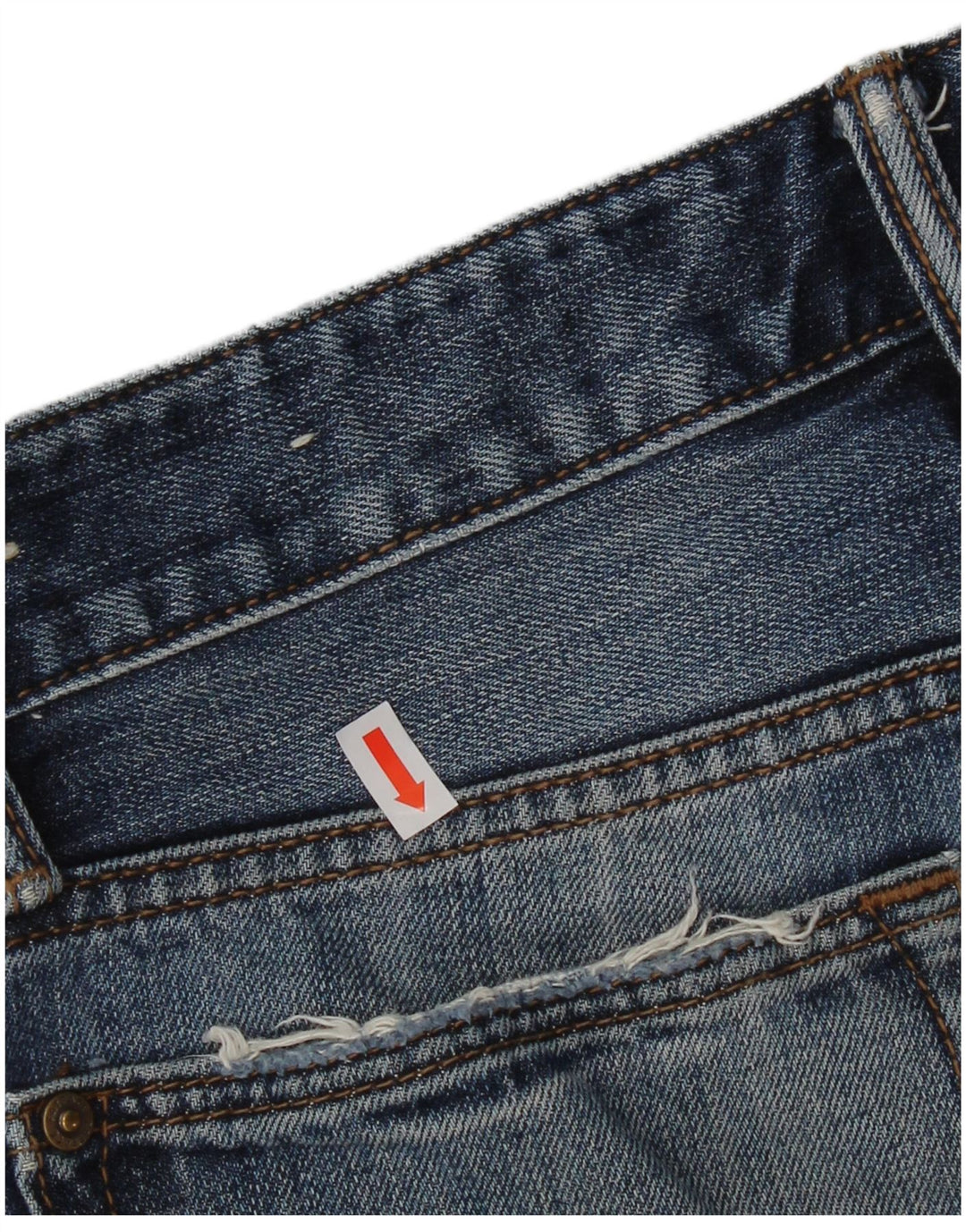 Fat Face Herre Straight Jeans W30 L31 Blå Bomuld