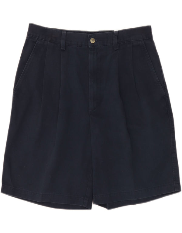 Timberland Mens Pegged Chino Shorts W32 Large Navy Blue Bomuld