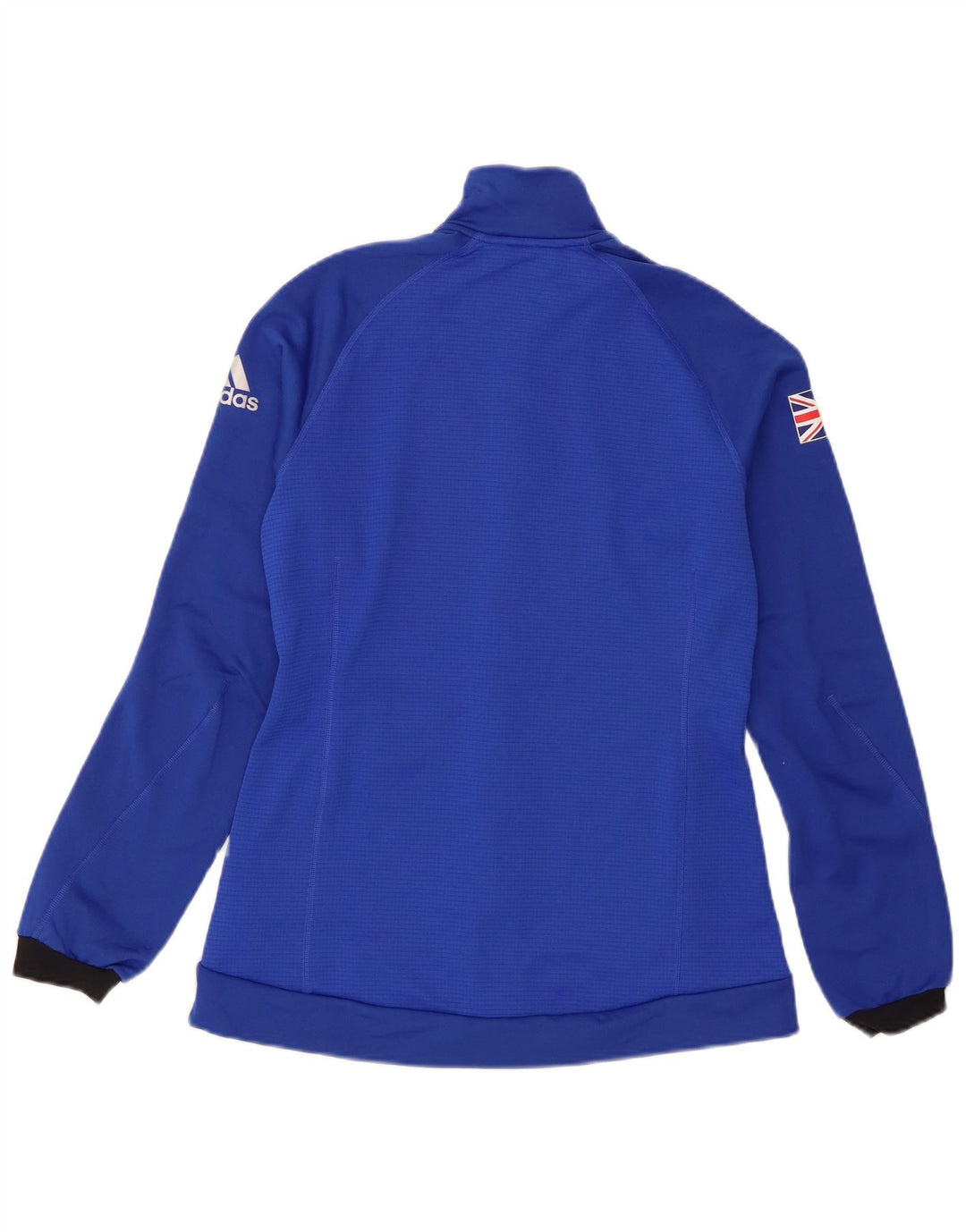 Adidas træningsdragt topjakke til kvinder UK 12 Medium Blue Polyester