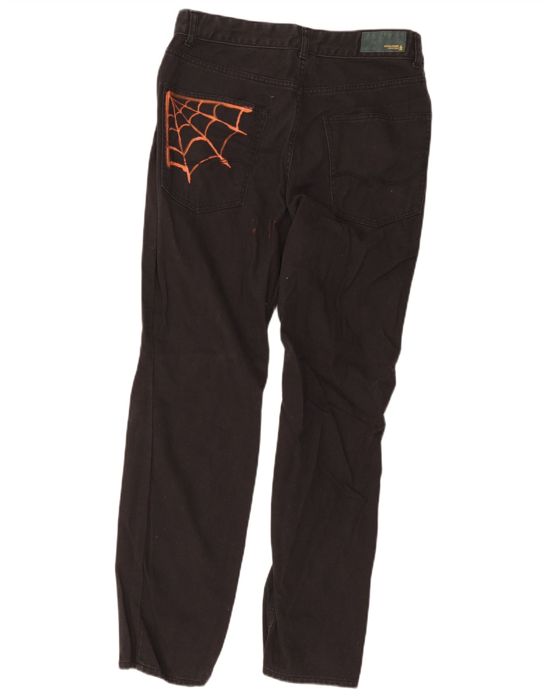 Jack & Jones Straight Jeans til mænd W32 L32 Sort bomuld