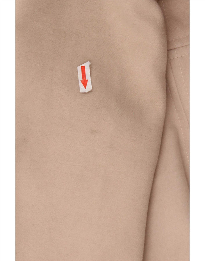 Oasis Dame Overfrakke UK 10 Small Beige Polyester
