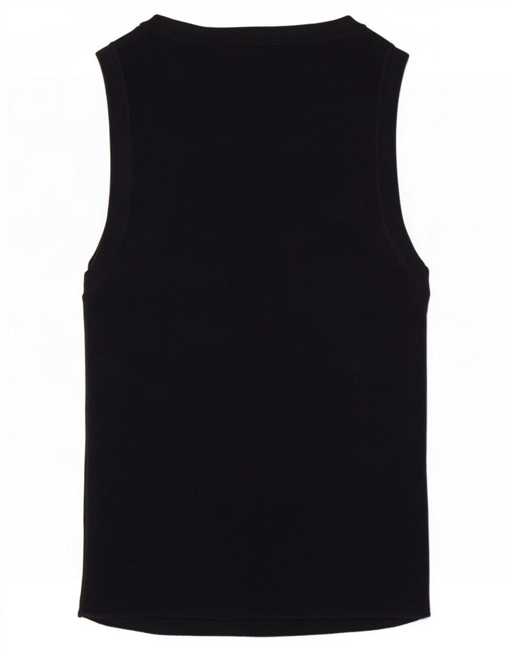 Zara Damevest Top UK 8 Small Navy Blue